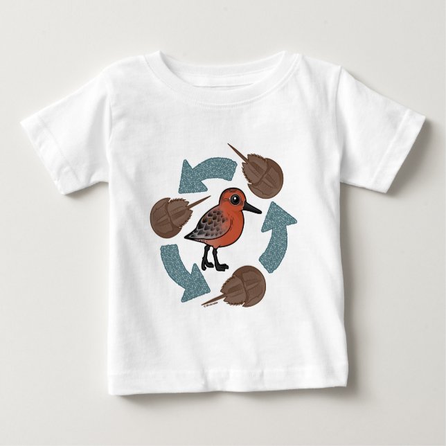 Crab-Knot Cycle Baby T-Shirt (Front)