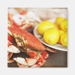 Crab &amp; Lemons Kitchen Magnet