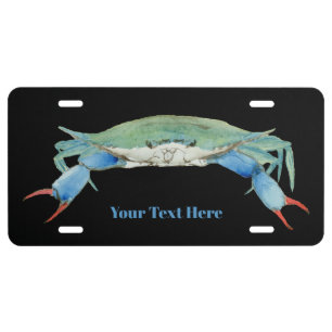 Crab License Plate