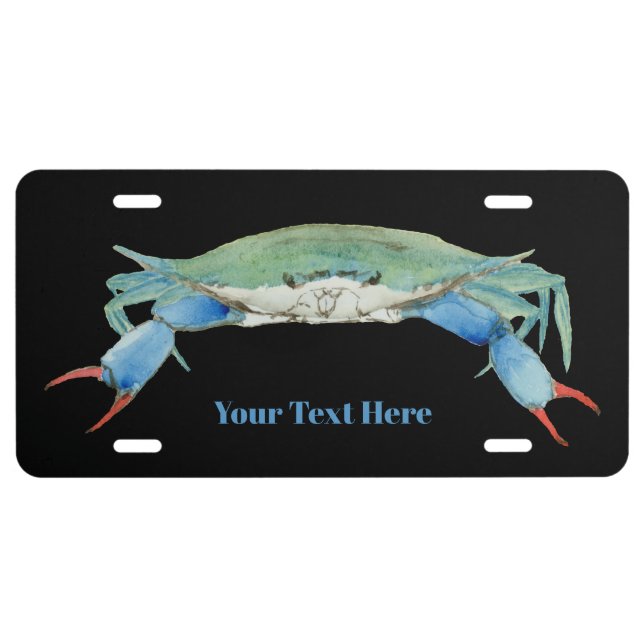 Crab License Plate (Front)
