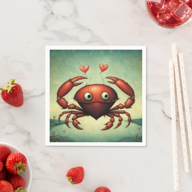 Crab Love Napkins (Insitu)