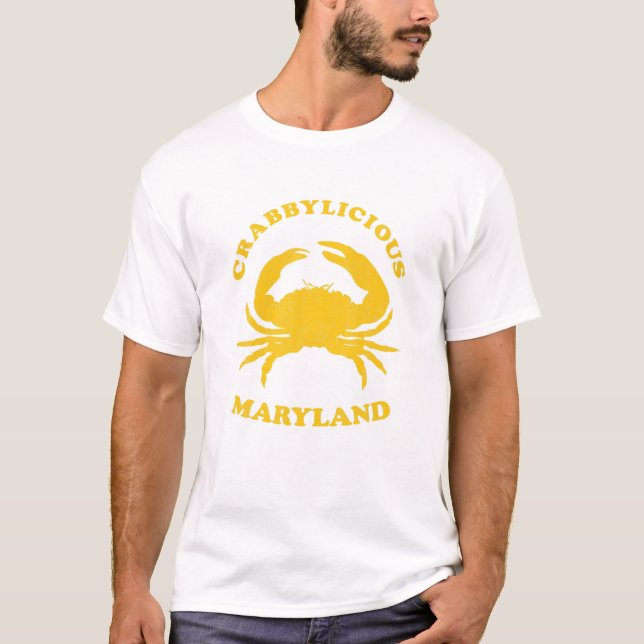 Crab Lover Maryland T-Shirt (Front)