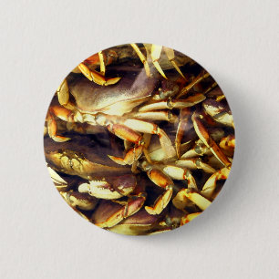 Crab Lover_ Pinback Button