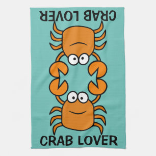 Crab Lover Too Kitchen Towel