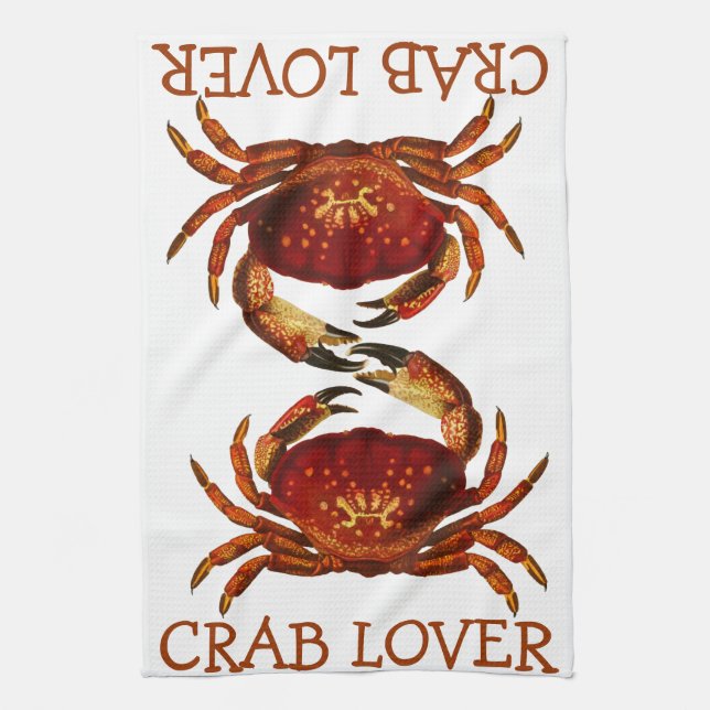 Crab Lover Towel (Vertical)