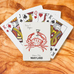 Crab Maryland Wedding  Poker Cards<br><div class="desc">Add a touch of Maryland charm to your wedding with our Crab Maryland Wedding Can Cooler! Perfect for keeping your drinks cold while you celebrate, this can cooler features a delightful crab design that pays homage to Maryland's coastal heritage. Crafted from high-quality, insulating materials, our can cooler ensures your beverages...</div>