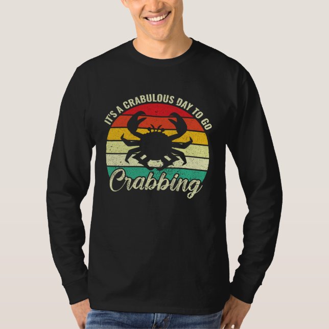 Crab Men Women Kids Crabbing Hunting Fishing Crabs T-Shirt (Front)