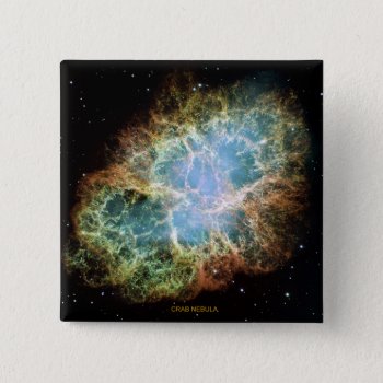 Crab Nebula Button by galaxyofstars at Zazzle