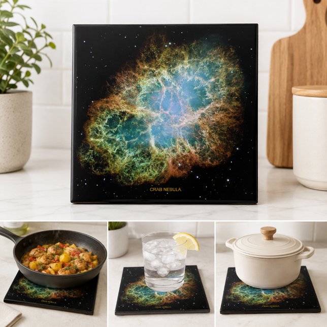 Crab Nebula Ceramic Tile (Crab Nebula Ceramic Tile)