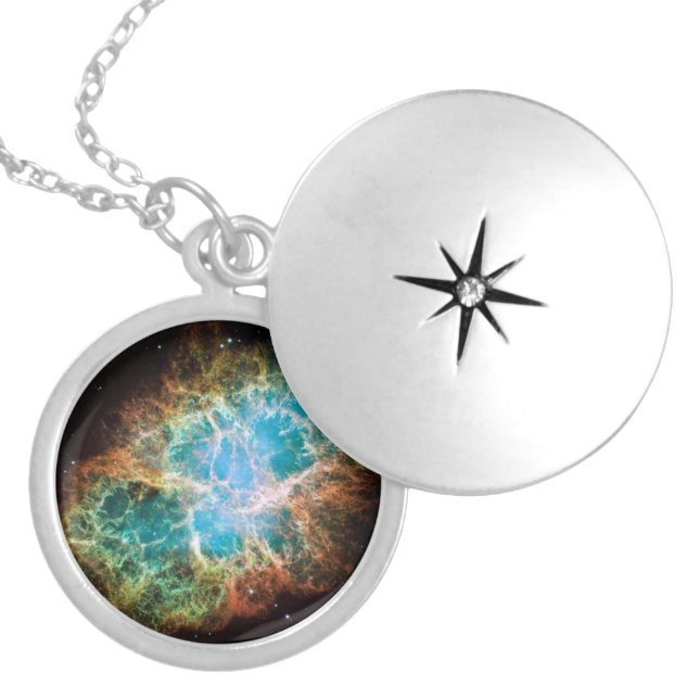 Crab Nebula Cosmic Pendant (Front)
