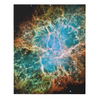 Crab Nebula Faux Canvas Print