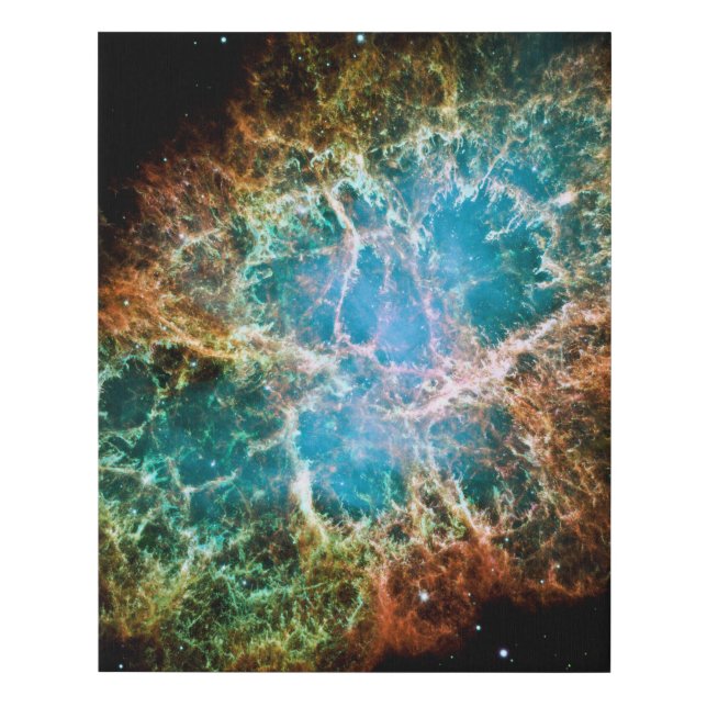 Crab Nebula Faux Canvas Print (Front)