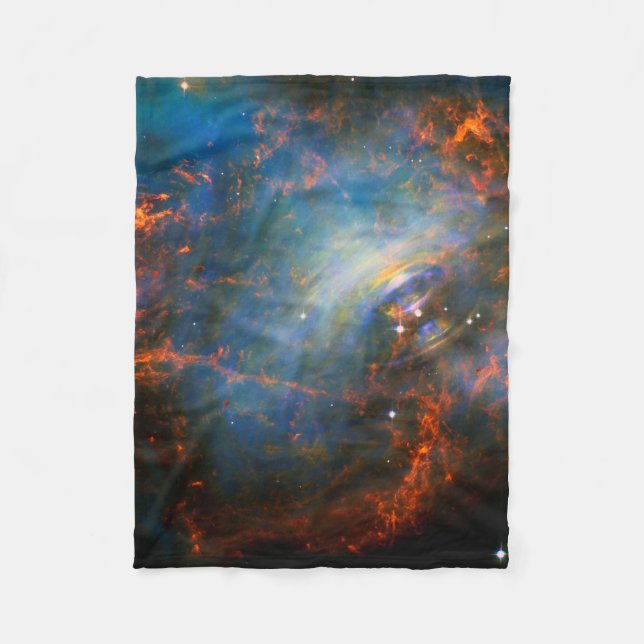 Crab Nebula Fleece Blanket (Front)