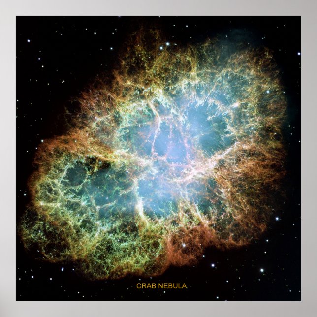 Crab Nebula Galaxy Poster (Front)