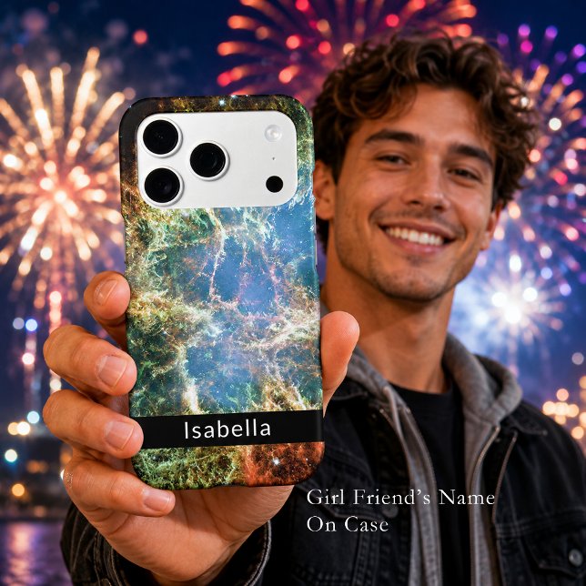 Crab Nebula Galaxy Your Name Case-Mate iPhone Case (Crab Nebula Galaxy Your Name Case-Mate iPhone Case)