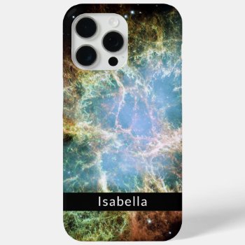 Crab Nebula Galaxy Your Name Iphone 15 Pro Max Case by galaxyofstars at Zazzle