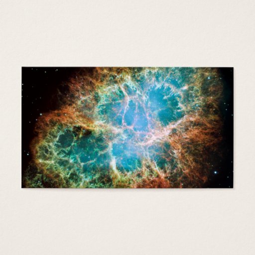 Customizable Crab Nebula â€“ Hubble Telescope Business Cards