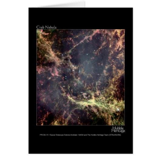 Crab Nebula Hubble Telescope Cards (Front)
