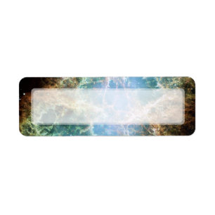 Crab Nebula – Hubble Telescope Label