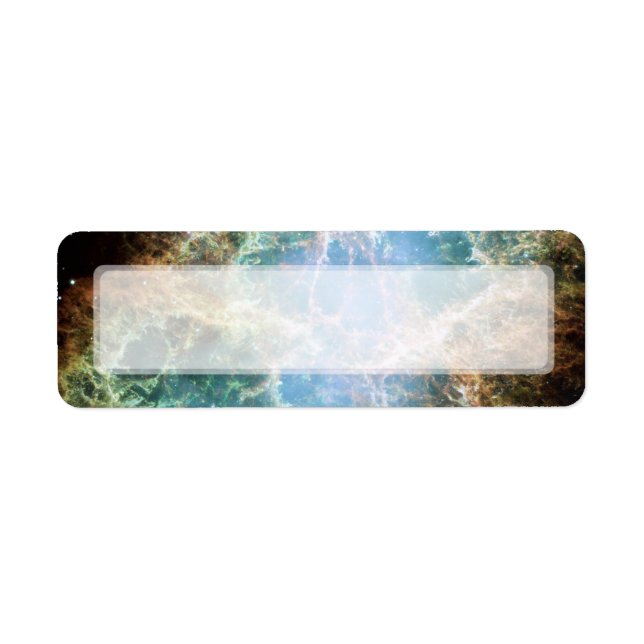 Crab Nebula – Hubble Telescope Label (Front)
