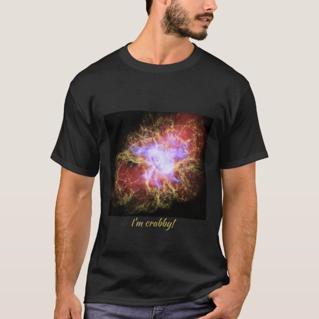 Crab Nebula I'm Crabby Tshirt (Front)