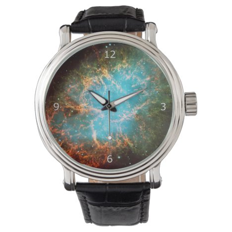 Crab Nebula in Taurus - outer space picture Wrist Watch