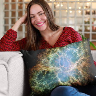 Crab Nebula Lumbar Pillow