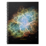 Crab Nebula Notebook at Zazzle