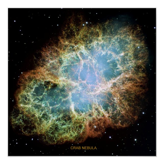 Crab Nebula Poster (Front)