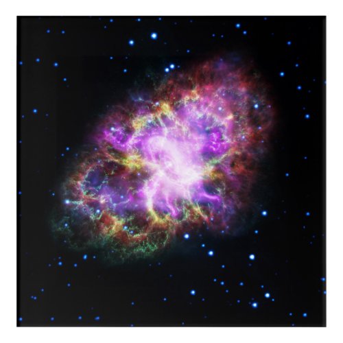 Crab Nebula Supernova Remnant Hubble Composite Acrylic Print