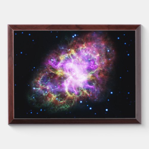 Crab Nebula Supernova Remnant Hubble Composite Award Plaque