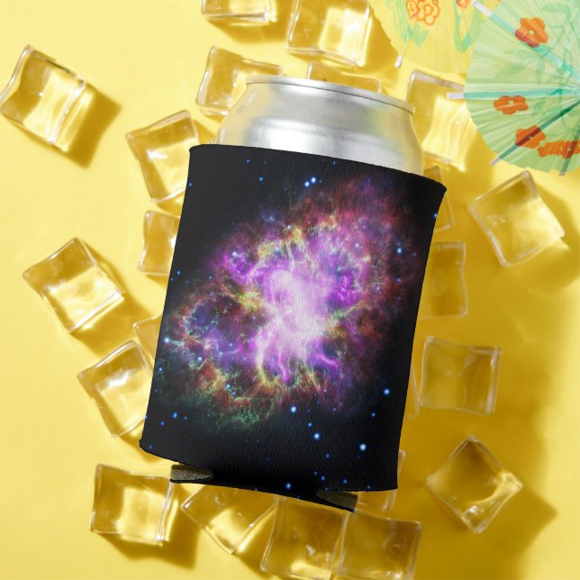 Crab Nebula Supernova Remnant Hubble Composite Can Cooler (In Situ Summer)