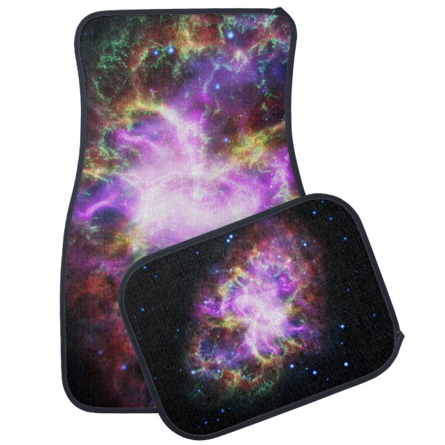 Crab Nebula Supernova Remnant Hubble Composite Car Floor Mat (Set)