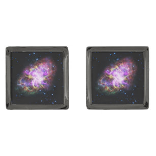 Crab Nebula Supernova Remnant Hubble Composite Cufflinks