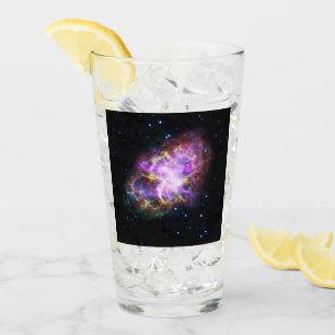 Crab Nebula Supernova Remnant Hubble Composite Glass