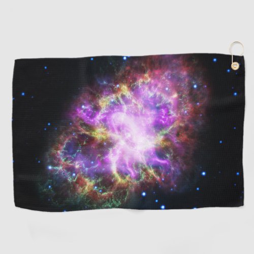 Crab Nebula Supernova Remnant Hubble Composite Golf Towel