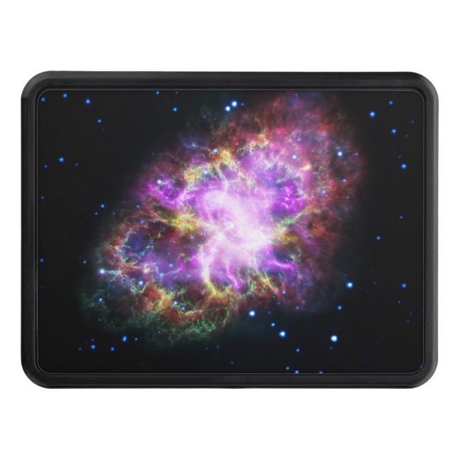 Crab Nebula Supernova Remnant Hubble Composite Hitch Cover (Front)