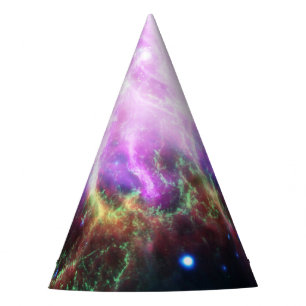 Crab Nebula Supernova Remnant Hubble Composite Party Hat