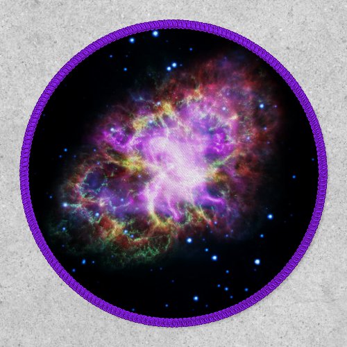 Crab Nebula Supernova Remnant Hubble Composite Patch