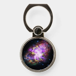 Crab Nebula Supernova Remnant Hubble Composite Phone Ring Stand