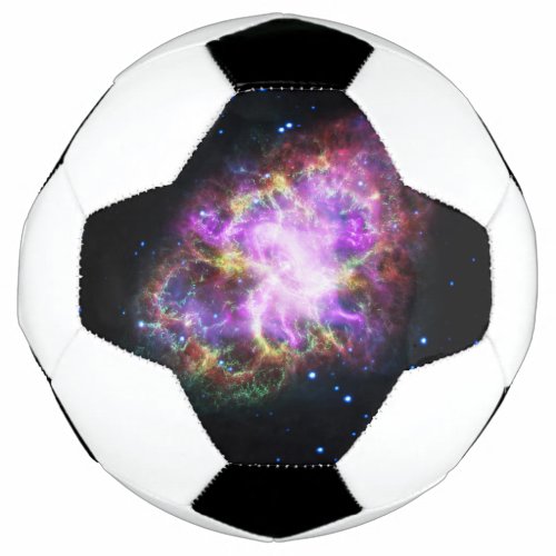 Crab Nebula Supernova Remnant Hubble Composite Soccer Ball