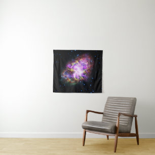 Crab Nebula Supernova Remnant Hubble Composite Tapestry