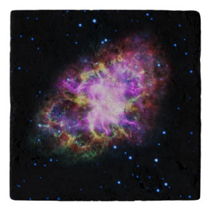 Crab Nebula Supernova Remnant Hubble Composite Trivet