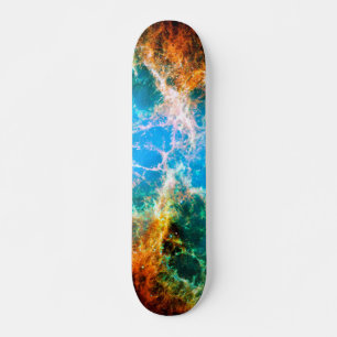 Crab Nebula Supernova Remnant Hubble Space Photo Skateboard