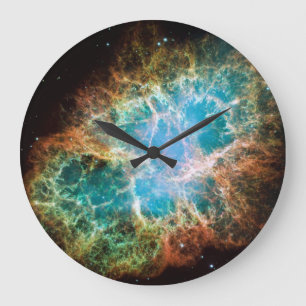 Crab Nebula Wall Clock