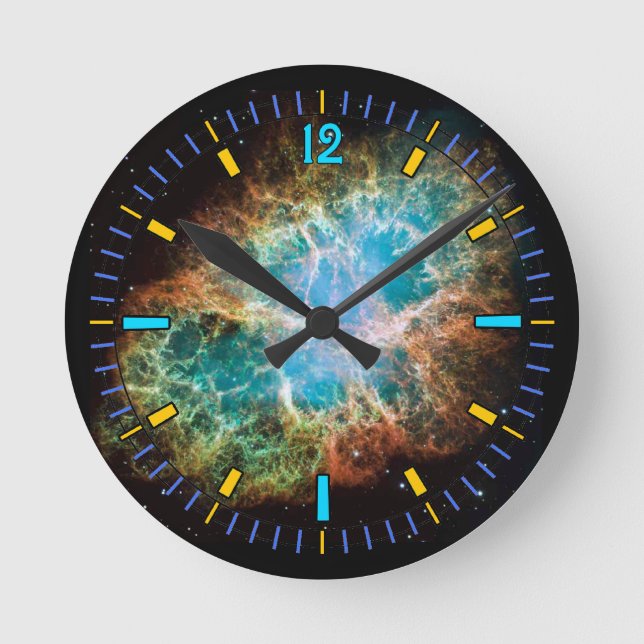 Crab Nebula Wall Clock (Front)