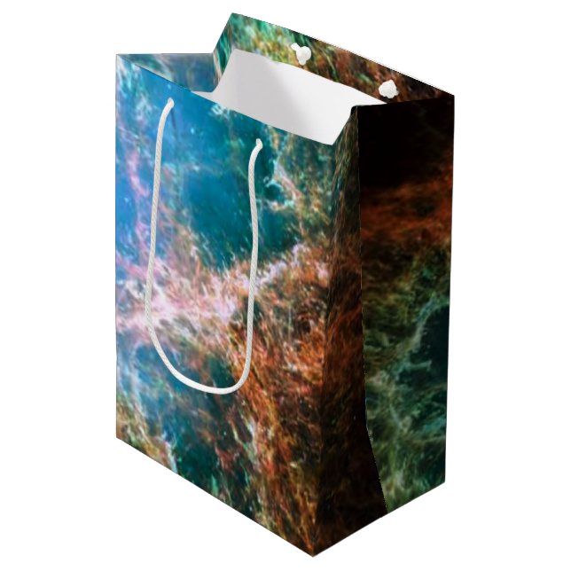 Crab Nebulae Space Astronomy Science Photo Medium Gift Bag (Front Angled)