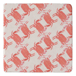 Crab Ocean Beach Sea Creature Pattern Trivet
