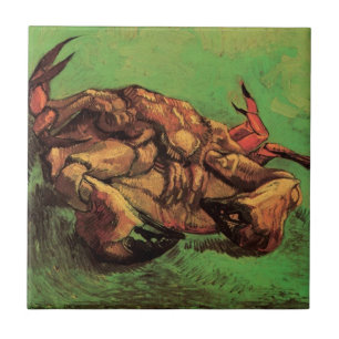 Crab on Its Back by Vincent van Gogh Ceramic Tile