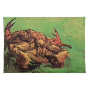 Crab on Its Back by Vincent van Gogh Cloth Placemat